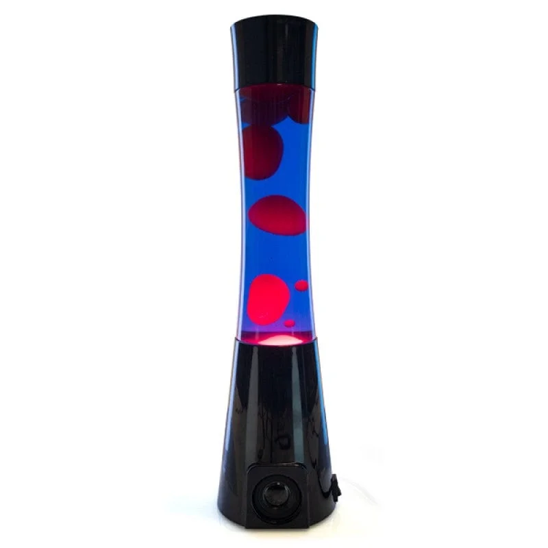 Bluetooth Speaker Lava Lamp Black Purple Red Motion