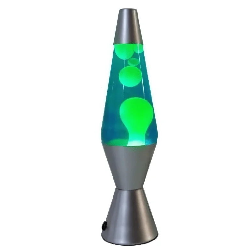 Lava Lamp Diamond Motion Large 37cm - Blue Yellow