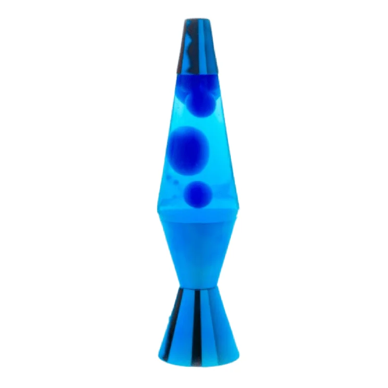 Blue metallic motion lamp Diamond Motion Lava Lamp