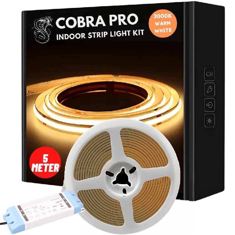 5 meter COBRA Pro 50W Dotless LED Strip Kit - Warm White