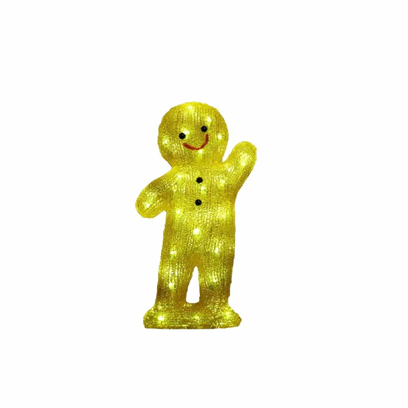 Acrylic LED Gingerbread Man - H40cm