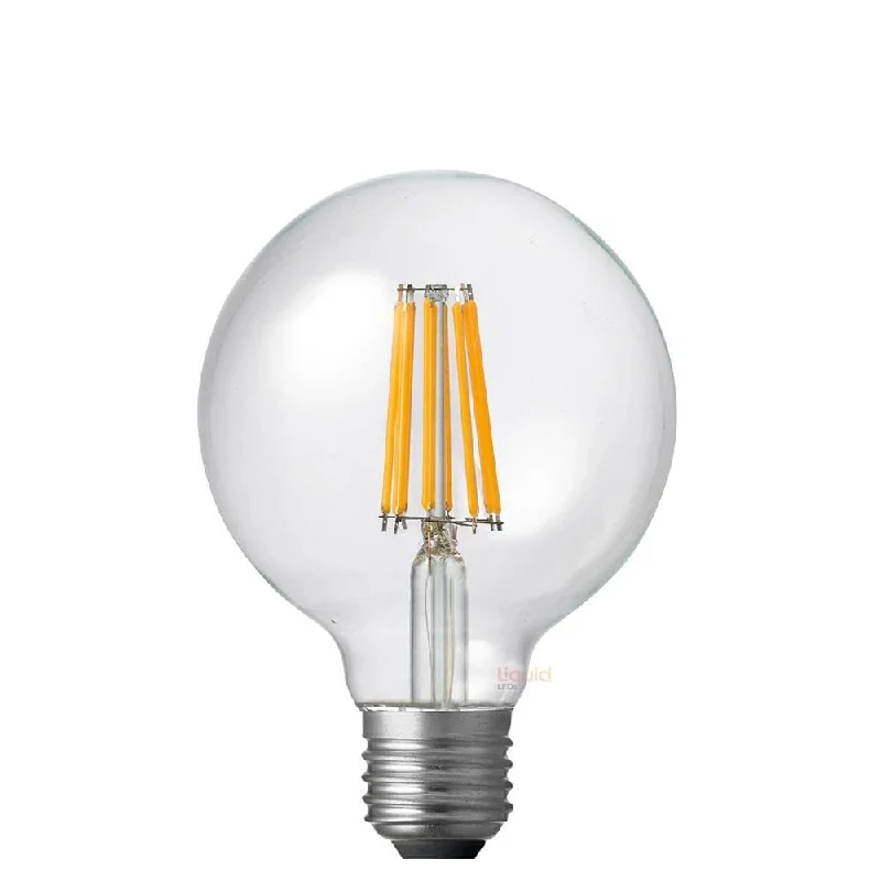 12W G95 Clear Dimmable LED Globe (E27) in Warm White