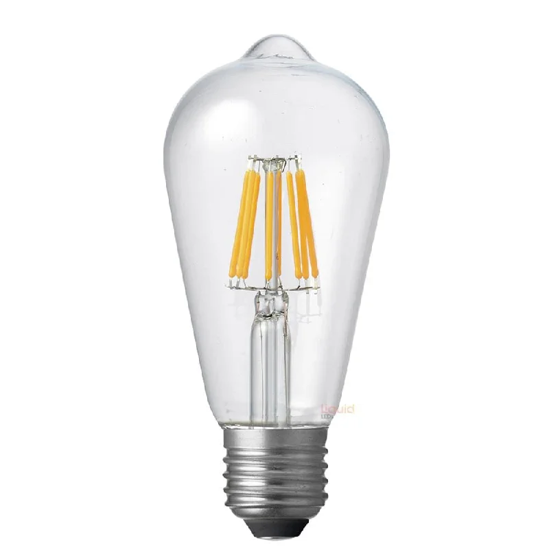 12V 6W 550lm E27 2200K Clear Dimmable LED ST64