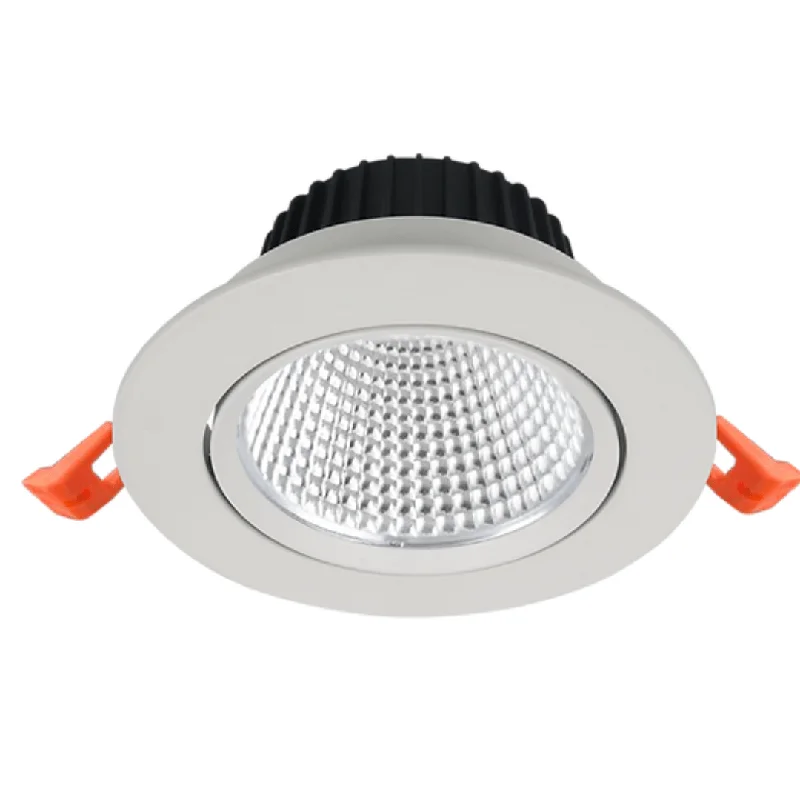 12W PRO Tri-Colour Dimmable Tiltable LED Downlight 90mm Cut out