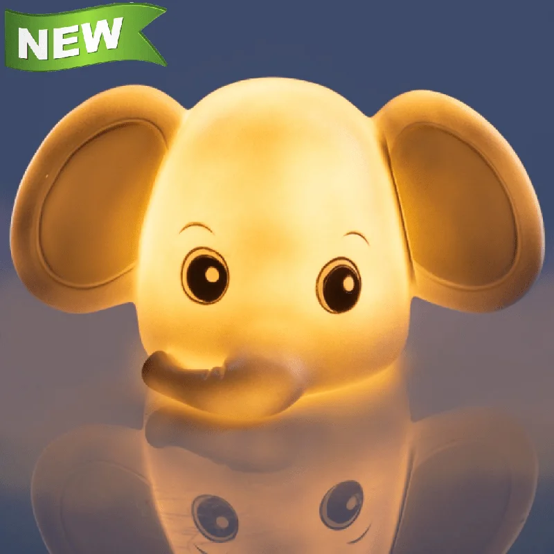 Smoosho's Pals Elephant Table Lamp Night Light