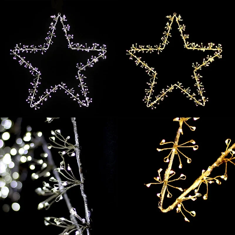 Starburst Star Christmas Display Wall Light - Dual Colour