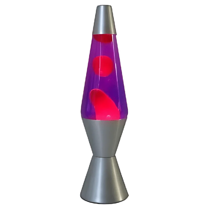 Lava Lamp Diamond Motion Large 37cm - Purple Red