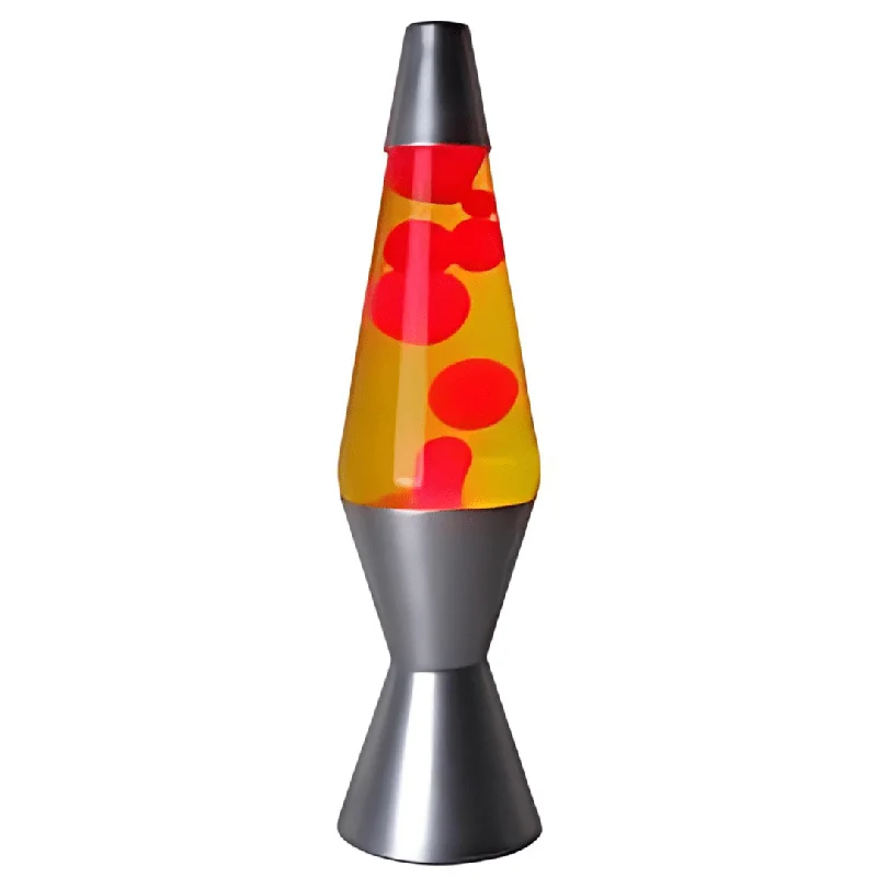 Lava Lamp Diamond Motion Large 37cm - Yellow Red