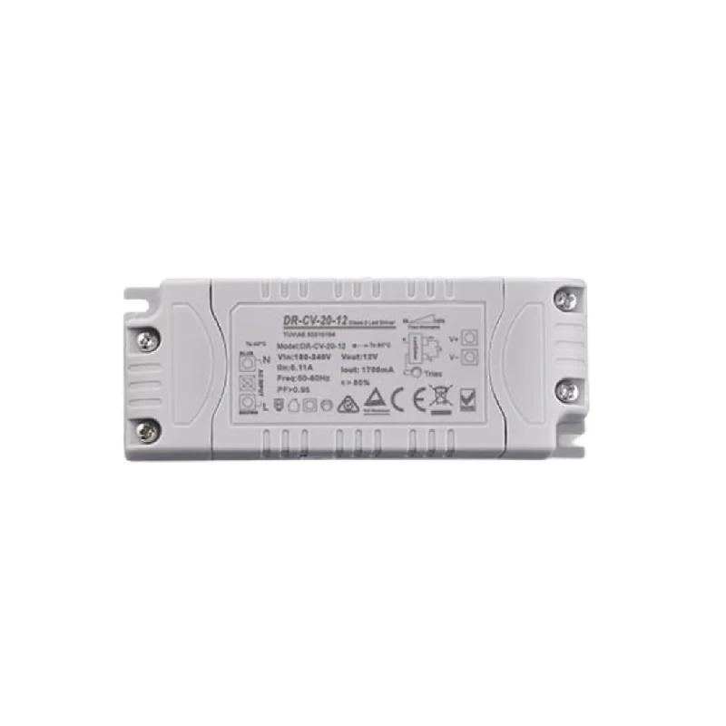 12V DC IP20 20W Triac Dimmable LED driver