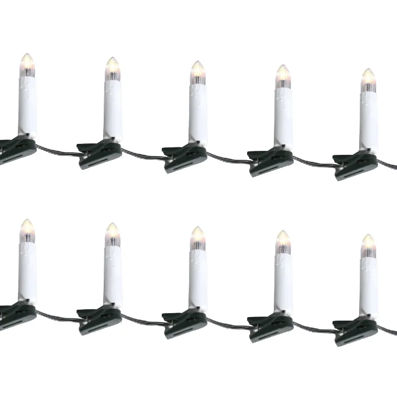 Set of 10 LED Candle String Light