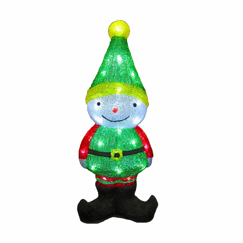 Acrylic Christmas Elf - H48cm