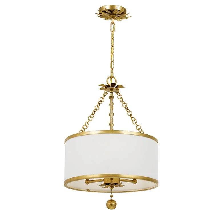 Broche Three-Light Chandelier