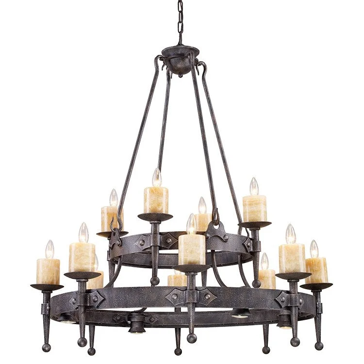 Cambridge Sixteen-Light Three-Tier Chandelier