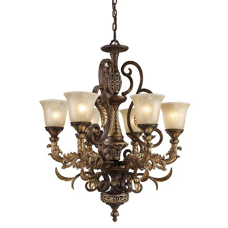 Regency Six-Light LED Chandelier