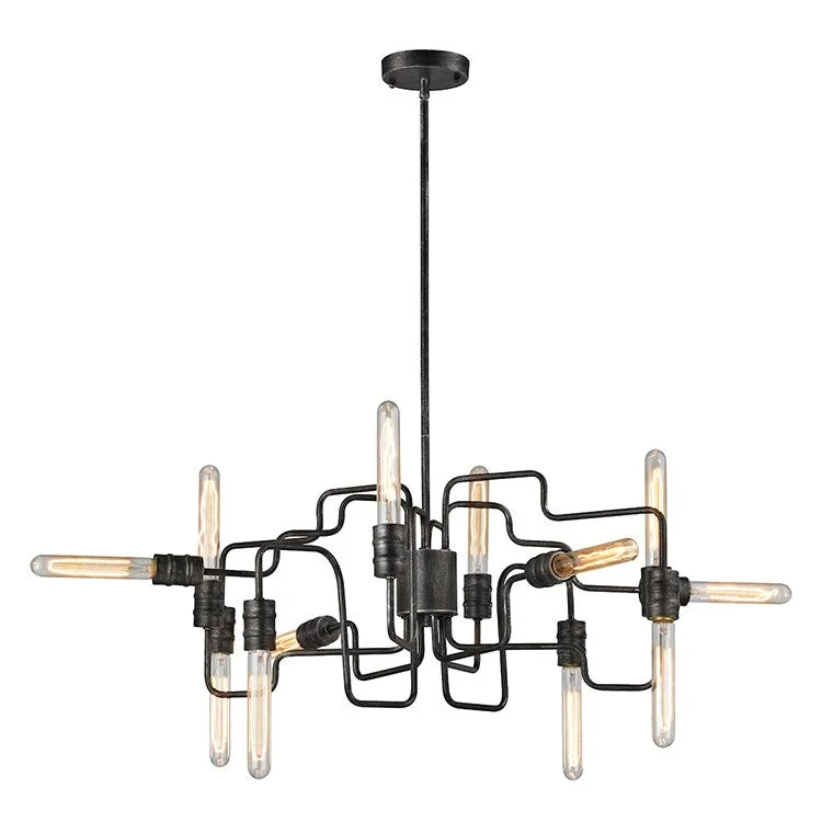 Transit Twelve-Light Chandelier