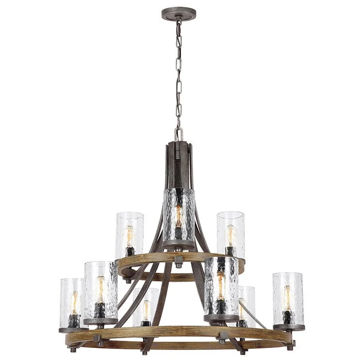 Angelo Nine-Light Two-Tier Chandelier