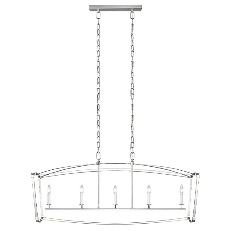 Thayer Five-Light Linear Chandelier