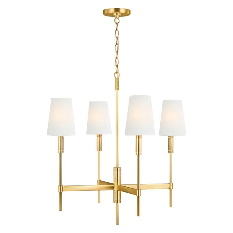 Beckham Classic Four-Light Chandelier by Thomas O'Brien