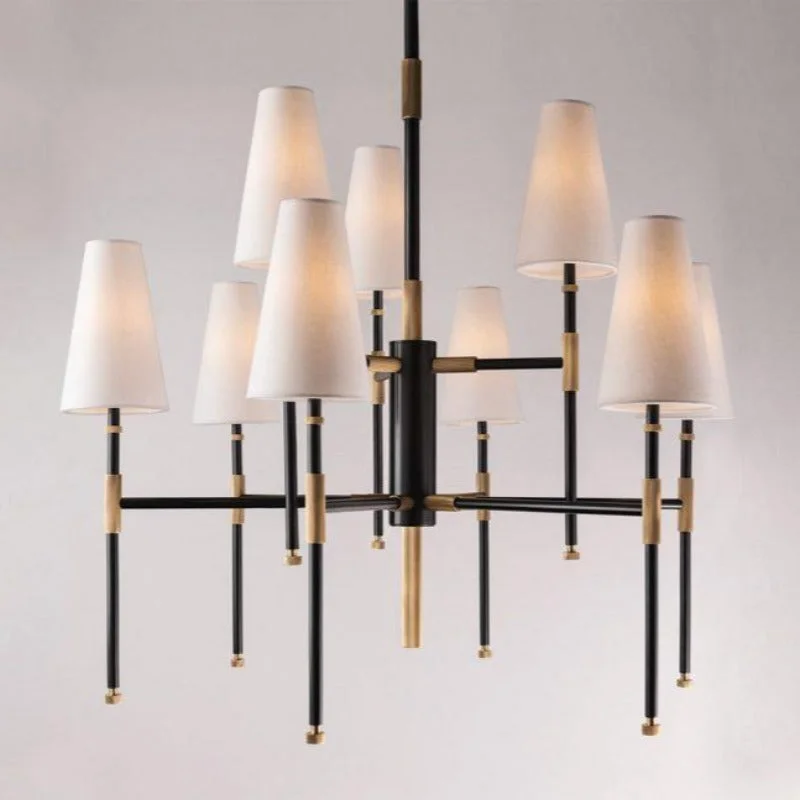 Hamptons Conical Shade Chandelier