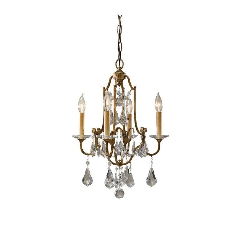 Hamptons Polished Glass Crystal Chandelier