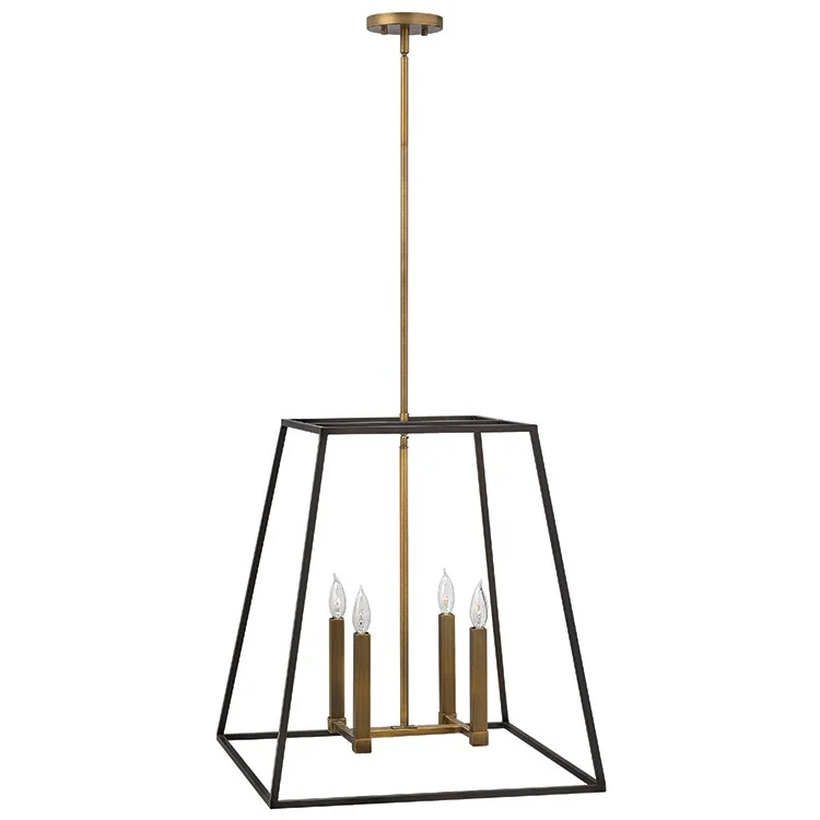 Fulton Four-Light Stem-Hung Pendant