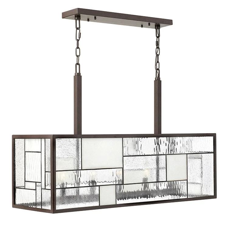 Mondrian Five-Light Linear Chandelier