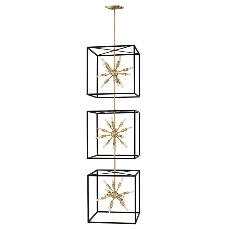 Aros 36-Light Three-Tier Pendant