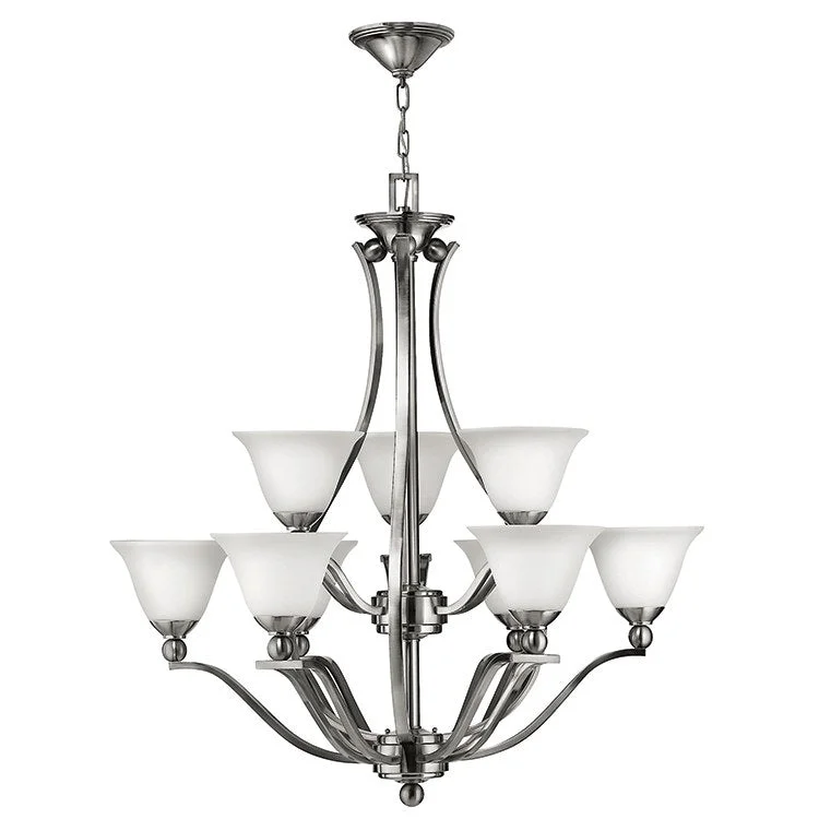 Bolla Nine-Light Two-Tier Chandelier