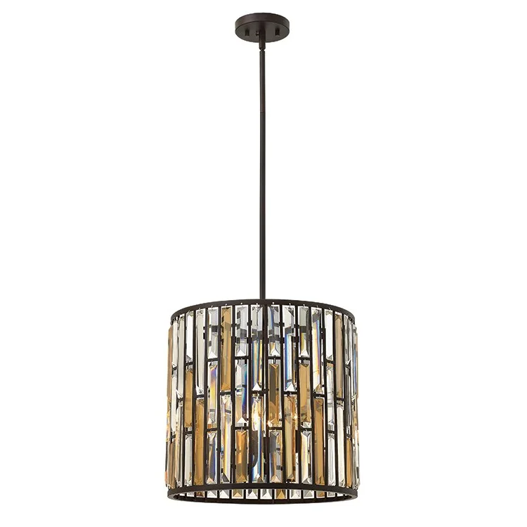 Gemma Three-Light Stem-Hung Pendant