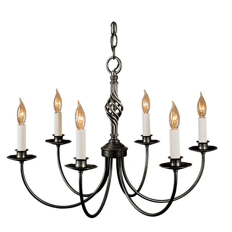 Twist Basket Six-Light Chandelier