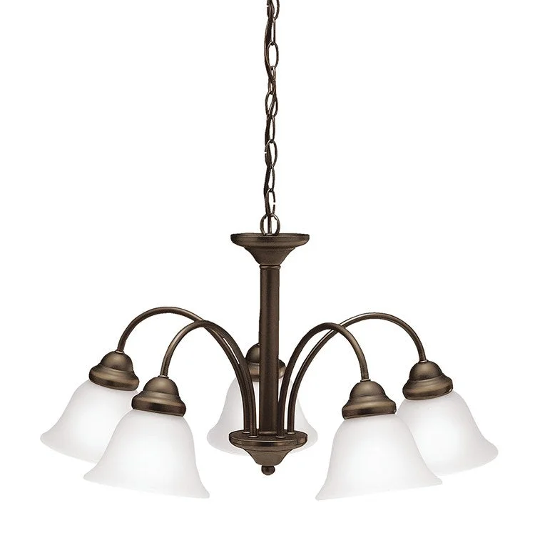 Chandeliers with Frosted Glass for a Softer Light DiffusionWynberg Five-Light Downlight Chandelier Chandeliers with Frosted Glass for a Softer Light DiffusionWynberg Five-Light Downlight Chandelier