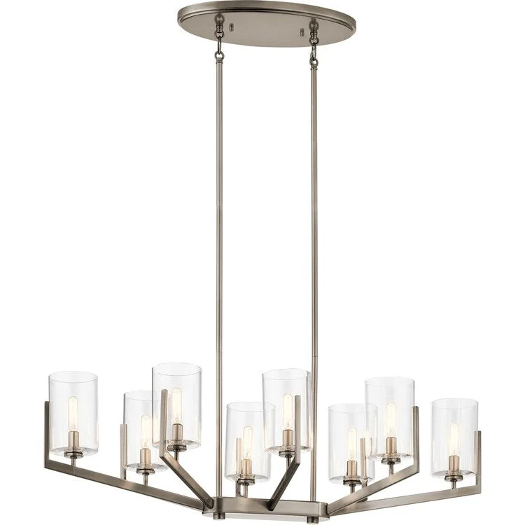 Nye Oval Eight-Light Chandelier