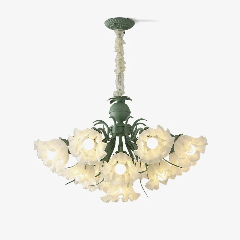 Lily of the Valley Flower Chandelier