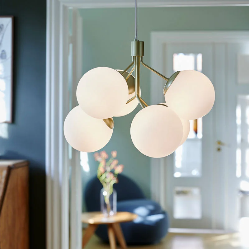 Modern 6-Globe Chandelier