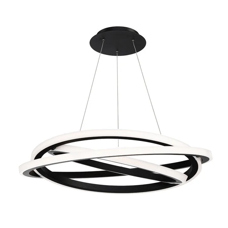 Veloce Single-Light 36" LED Chandelier 3000K