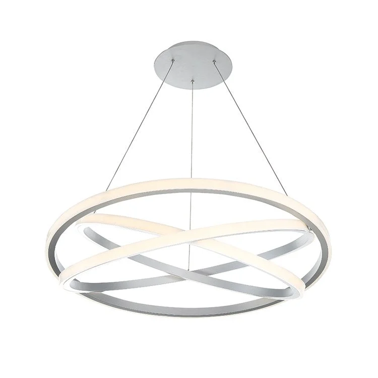 Veloce Single-Light 36" LED Chandelier 3000K