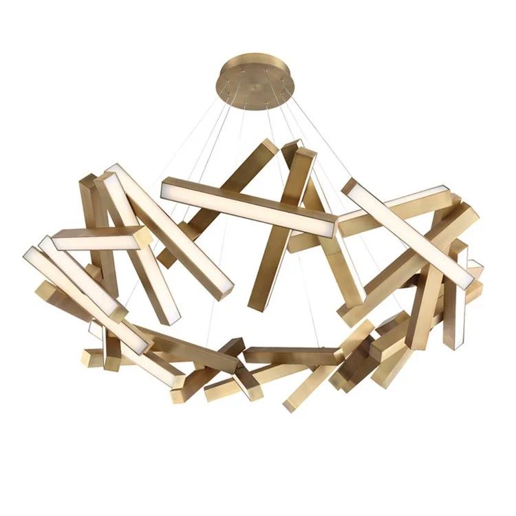 Bohemian - Style Beaded Chandeliers for Eclectic DecorChaos 31-Light 60" LED Round Chandelier 3000K Bohemian - Style Beaded Chandeliers for Eclectic DecorChaos 31-Light 60" LED Round Chandelier 3000K