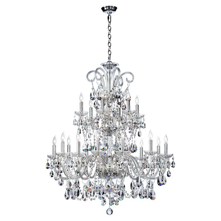 Katrina Eighteen-Light Two-Tier Chandelier