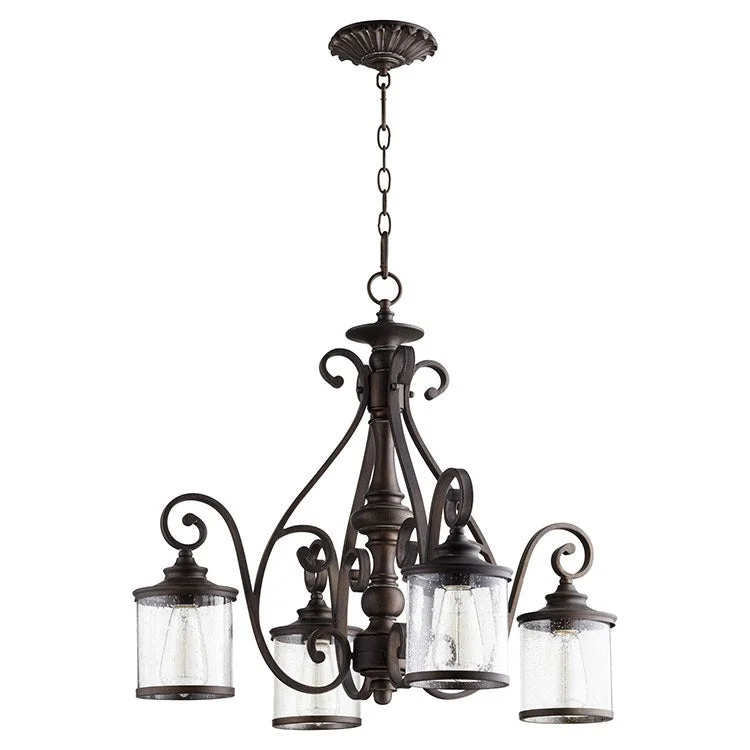 Chandeliers with Adjustable Arms for Directional LightingSan Miguel Four-Light Nook Chandelier Chandeliers with Adjustable Arms for Directional LightingSan Miguel Four-Light Nook Chandelier