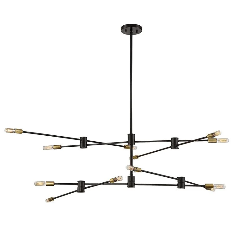 Lyrique Twelve-Light Two-Tier Chandelier