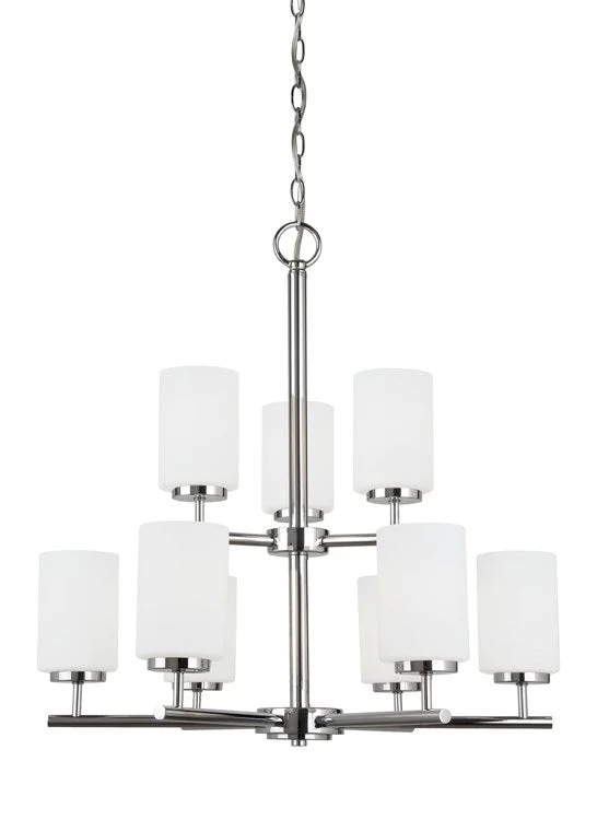 Oslo Nine-Light Two-Tier Chandelier