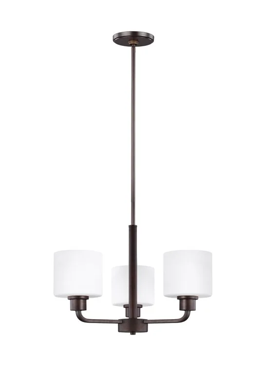 Chandeliers with Adjustable Height for Custom InstallationCanfield Three-Light Chandelier Chandeliers with Adjustable Height for Custom InstallationCanfield Three-Light Chandelier