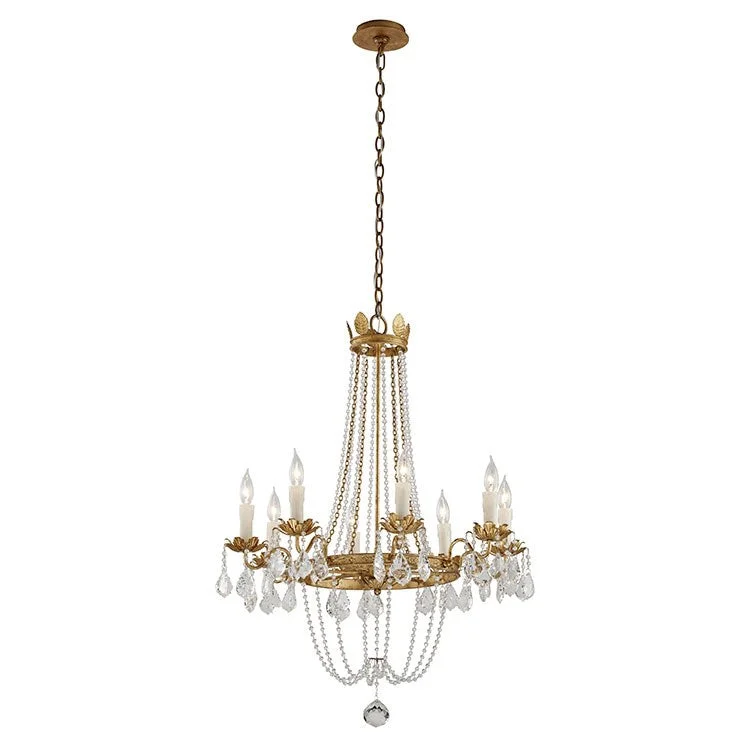 Viola Eight-Light Medium Chandelier