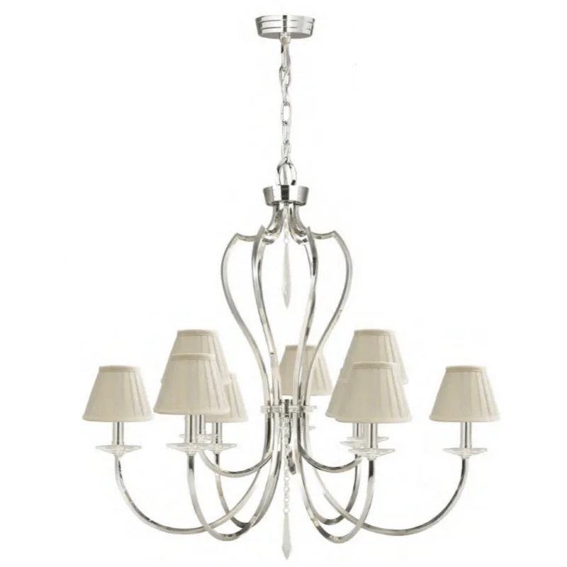 Vintage Romantic Glass Droplet Chandelier | Assorted Sizes & Finishes