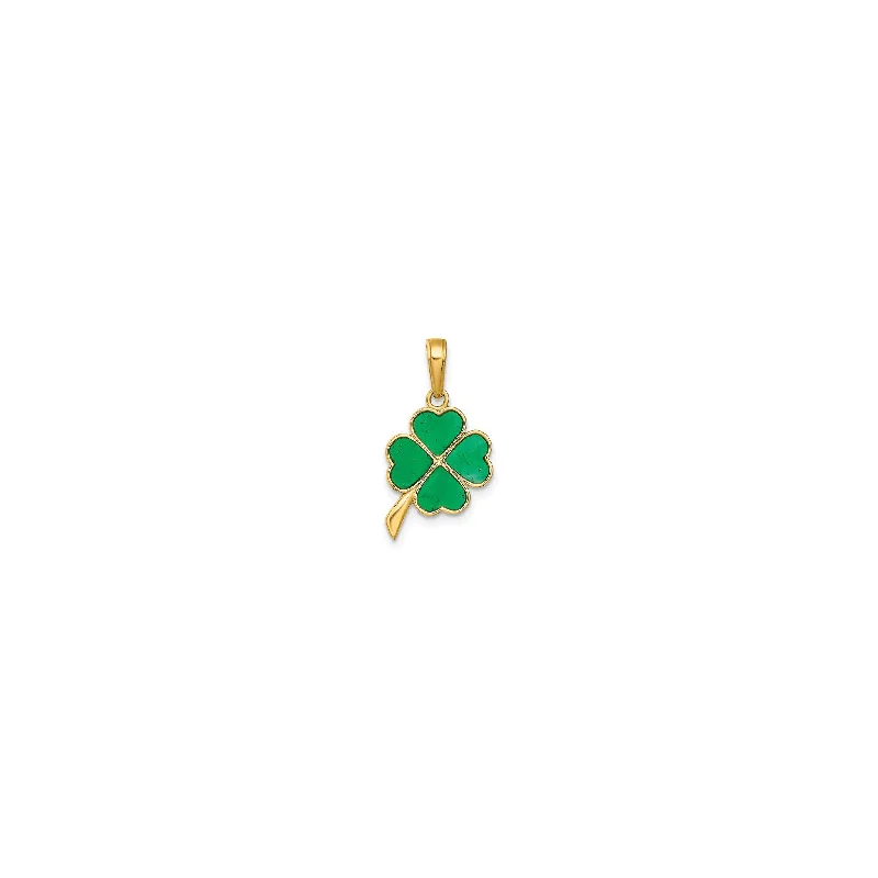 Modern Minimalist Ceiling Lights for Contemporary Interiors4-Leaf Clover Enameled Pendant (14K) Modern Minimalist Ceiling Lights for Contemporary Interiors4-Leaf Clover Enameled Pendant (14K)