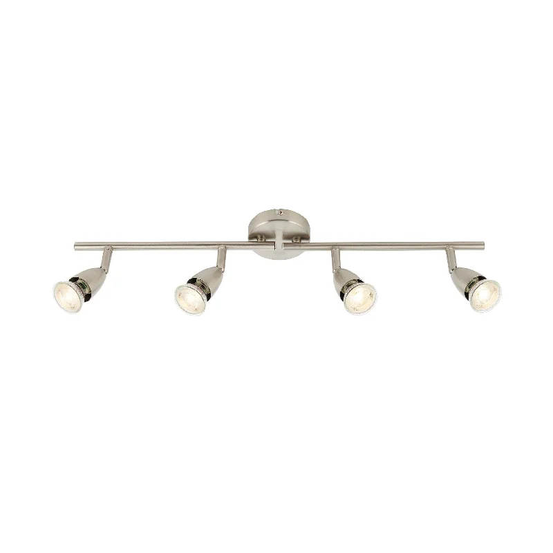 Amalfi 4 Light NIckel Bar Spotlight 35W