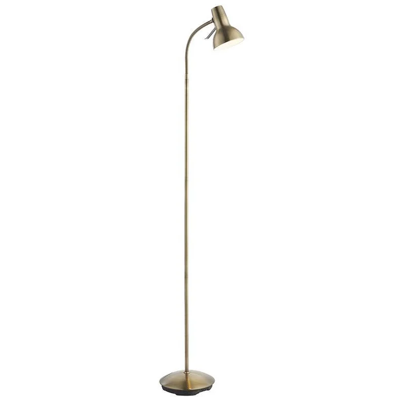 Amalfi Antique Brass Floor Lamp