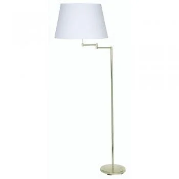 Armada Polished Brass Floor Lamp (fitting only)