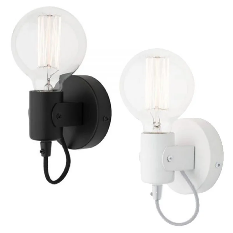 Bronte Indoor Wall Light in Black or White