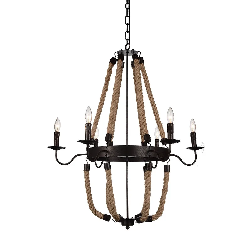 Industrial Iron Chandeliers for Loft - Inspired SpacesIndustrial Iron Chandeliers for Loft - Inspired SpacesDharla Chandelier